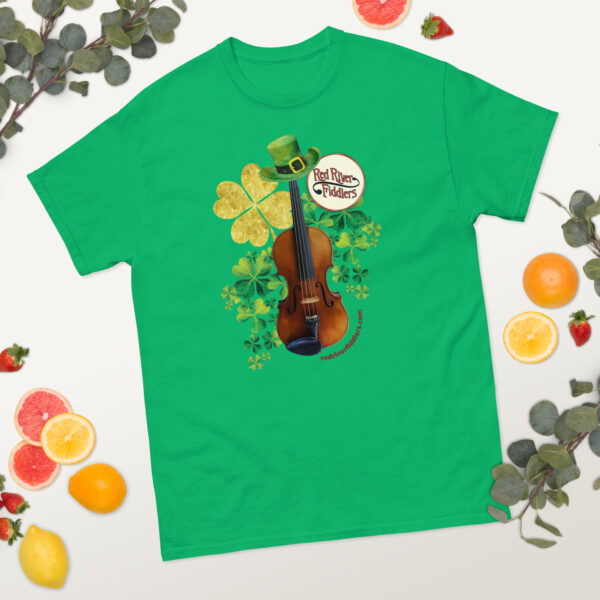 St Patrick Day Red River Fiddlers Unisex classic tee - Image 3